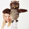 Kawaii Cartoon Animal Owl Bird Plush Hand Puppet Baby Bedtime Story Christmas Gift Holiday Gift 25cm