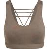 Moderate Support Sports Bra And Panty Set Women Underwear Coffee HI3458