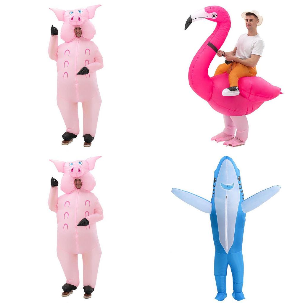 Zábavný nafukovací zvířecí kostým na Halloween, cosplay a maškarní večírky