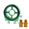 Universal Automotive Car Aluminum Oil Filter Sandwich Plate Adapter Oil Press Temp Sensor Adapter Kit With Connectors
