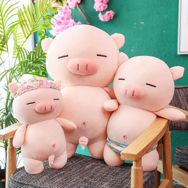 Soft And Squishy Plush Pig Toy Perfect Beach Companion For Girls Funny Gift Idea