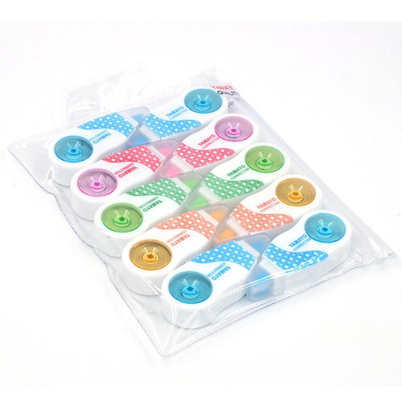 Beiwai M80 Mini Correction Tape 10-Pack: White-Out Correction Eraser Tape 10-pack