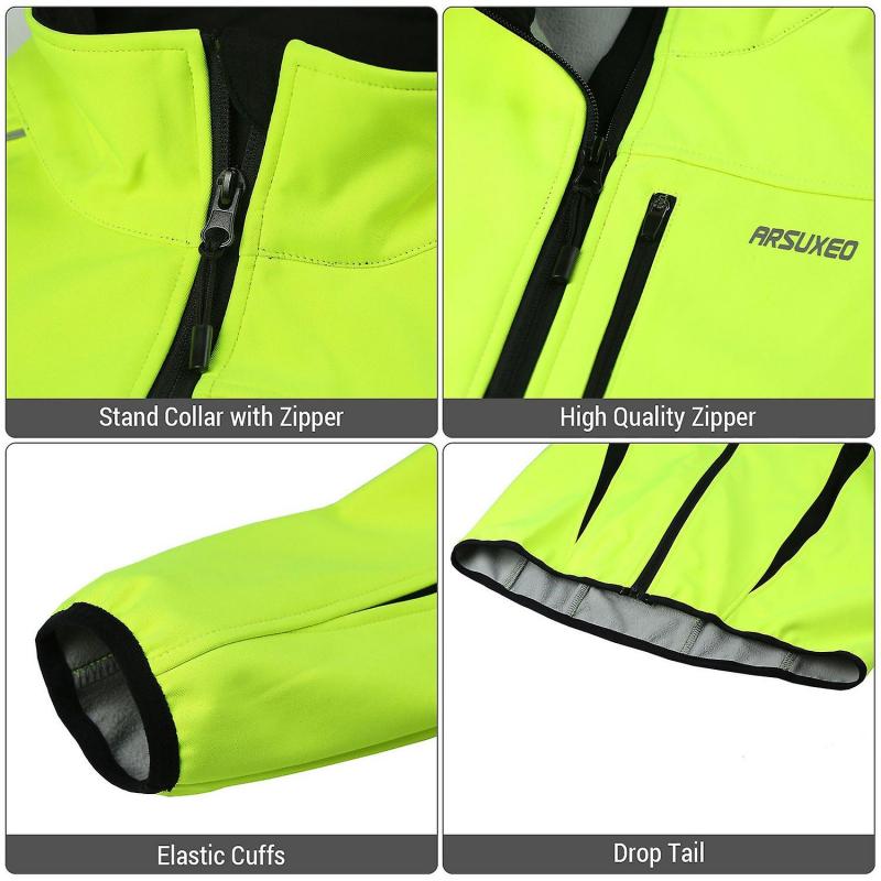 Winter Warm UP Cycling Jacket Breathable Bike Outerwear Windproof Waterproof Cycling Jacket