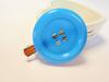Korean Multi-Color Large Button Hair Clip - Cute & Quirky Girly Side Duckbill Clip