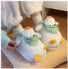 New Chicken Designer Slipper Women Fluffy Kawaii Animal Slide Girl Student Dormitory Slippers Ladies Thick Sole Winter Fur Shoes