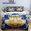 Everton F.C Pattern Bedding,Quilt Set Quilt Cover Pillowcase Home Birthday Gift(1 * duvet cover + 2 * pillowcase, without core)