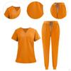 Women Scrub Uniform Set Jogging Cloth Top and Jogger Pants for Yoga Pet Grooming