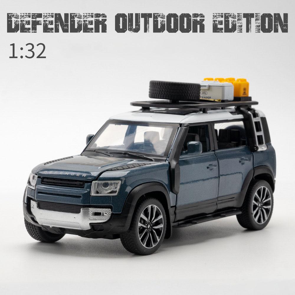1:32 Scale Defender 2022 City ORV Alloy Car Model, Diecasts Metal Toy Sports Car Model with Sound and Light for Children Gifts