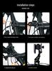 QUICKLOCK Multi-Functional Bike Mount: Phone Holder, Computer Stand, and Camera Arm in Aluminum Alloy