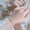 Bamboo Joint Push Pull Bracelet with Bone Carving, Step by Step Rising Design, Best Friend Jewelry for Women