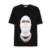 Ih Nom Uh Nit Maskenprint T-Shirt Schwarz | Ikonisches Gesichtsdesign, Lässiger Rundhalsausschnitt, Maschinenwaschbar, Chemisch reinigungsfähig, Ganzjahres-Passform für Herren, Perfekt für