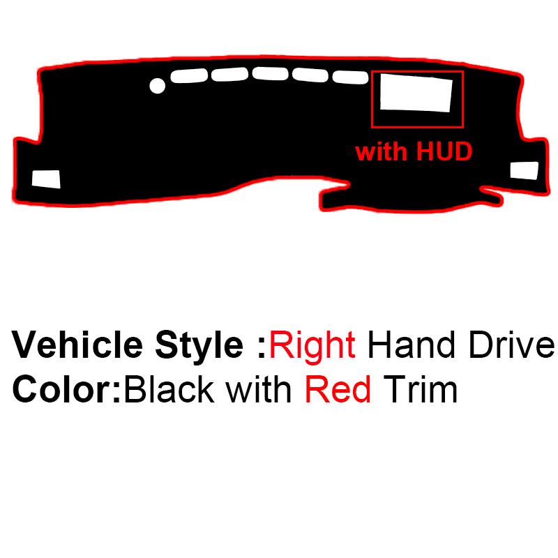 2 Layer Car Dashboard Cover Carpet For Toyota Avalon    LHD RHD Rug Pad Carpet Dashmat Sun Shade Car Decoration