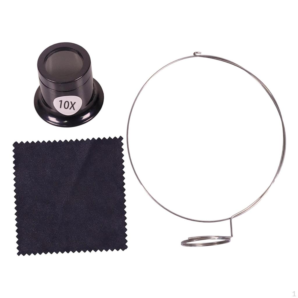 Glass Monocular Glasses Portable Tool PP Iron Material Suitable for Watch Repair Jewelry Experiments