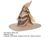 Halloween Scarecrow Hat Straw Witch Hat Halloween Party Cosplay Costume for Men Women Dress Up Accessory