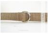 Innovative Coffee Plaid Dog Leash & Collar Set UDL-072