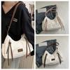 Wide Shoulder Strap Cartoon Shoulder Bag Korean Style Underarm Bag PU Leather Crossbody Bag  Women