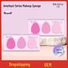 Crystal Clear High-Resilience Q-Bounce Makeup Sponge 3-Pack - Non-Absorbent Beauty Tool
