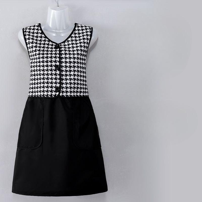 Cape-style Apron, Household Kitchen Non-stick, Stain-resistant and Wear-resistant Apron black