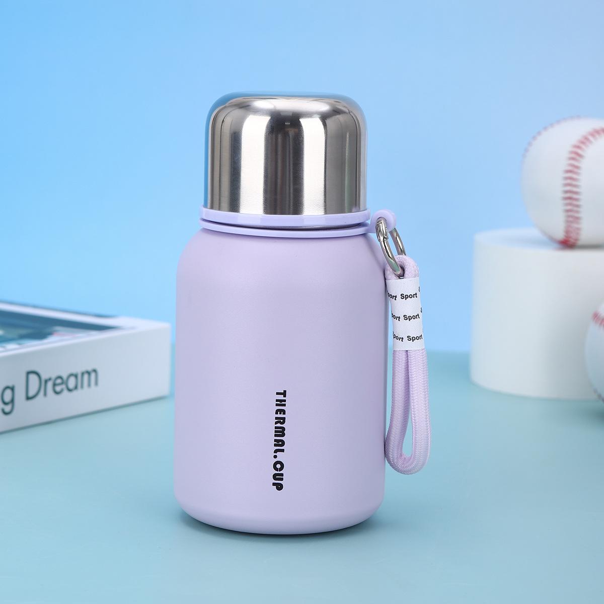 

Стильная термокружка из нержавеющей стали, простая и компактная переносная термокружка для воды, переносная вакуумная кружка для отдыха на открытом воздухе 450ml