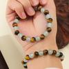 1pcs Unisex Good Luck Beaded Bracelet for Women Men Green Tiger Eye Stone Bracelets Fashion Jewelry Gifts