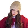 New Wool Hat for Women Korean Style Versatile Warm Ear Protection Knit Hat Korean Style Face Showing Small Pile of Hats