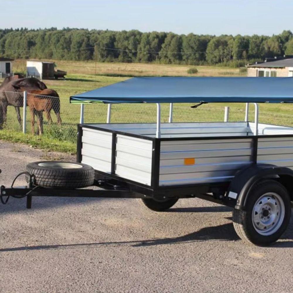 420D Oxford Truck Canopy Universal Trailer Tarp Durable Trailer Protective Cover  Trailer Supplies