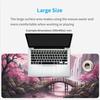 Mouse Pad Pink Cherry Blossom Landscape Gamer printon demand Custom Mousepad XXL keyboard pad Office Non-Slip Laptop Table Mat