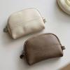 Vintage Coin Purse Solid Color Minimalism Key Bag Lipstick Earphone Storage Bag Daily Portable Zipper Clutch Bag Small Wallet