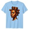 Unisexs Black Art Graphic T Shirt Classic Fit Crewneck Cotton Graphic Tee