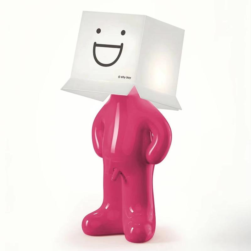 Creative LED Night Lamp Claeted Naughty Boy USB Plug Unique Pleats Reading Lighting Bedroom Bedside Table Light Children's Gift