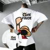 One Piece Monkey D. Luffy Unisex T‑Shirt, 2026 Hot‑Sale Summer Anime Print American‑Style Loose Casual Family‑Matching Top Women And Men T-shirt