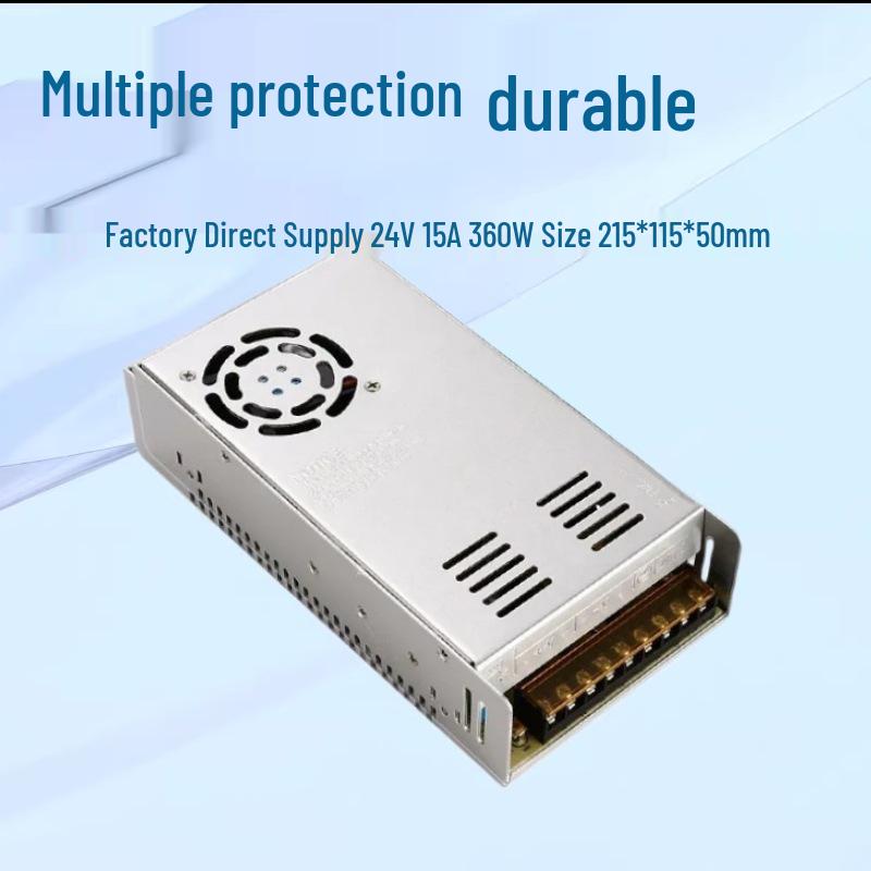 24V 15A 360W DC Power Supply for LED and Monitor