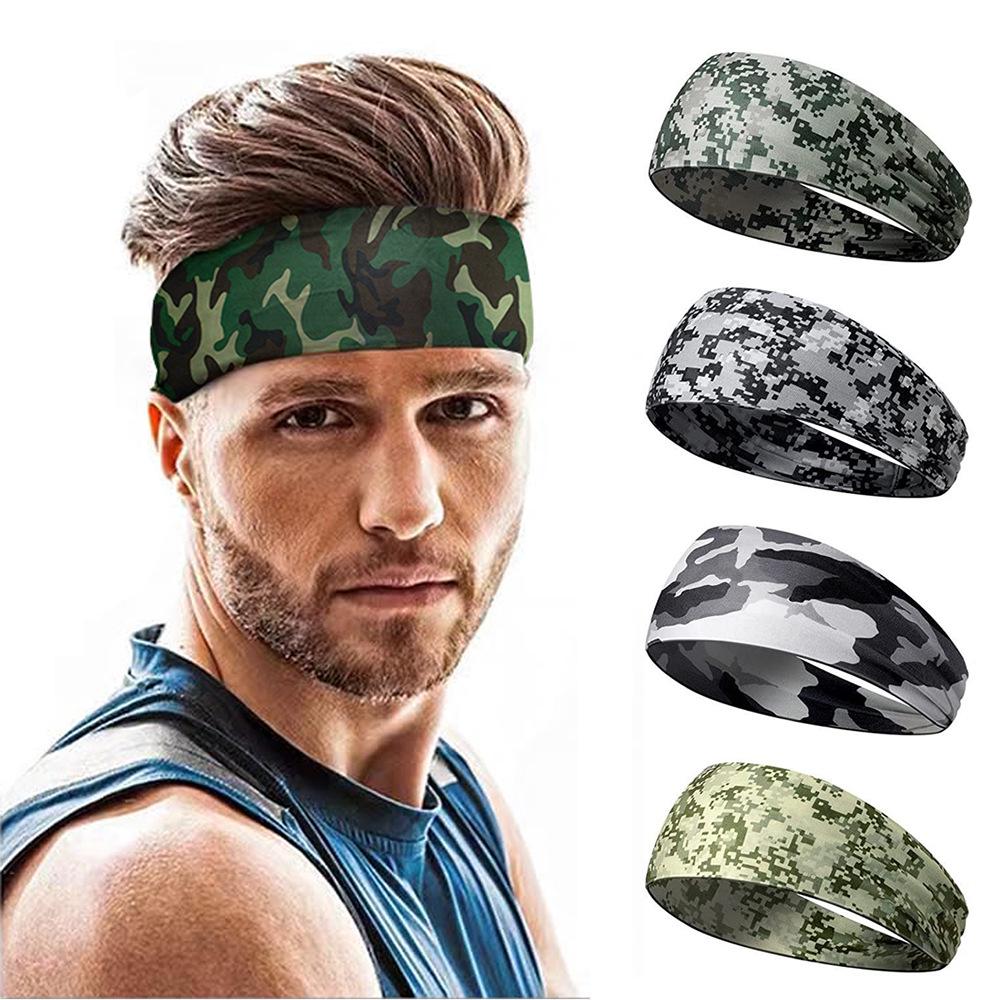 European & American Sweat-Wicking Antiperspirant Running Headband - Women's Sports Sweat-Absorbing Headscarf