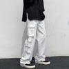 2024 Fashion Multi-pocket Men's Trend Straight Casual Trousers Outdoor Sports Trousers