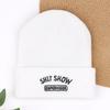 Embroidery IT knitted hat new trend autumn and winter SH warm versatile simple casual men and women OW cold SH