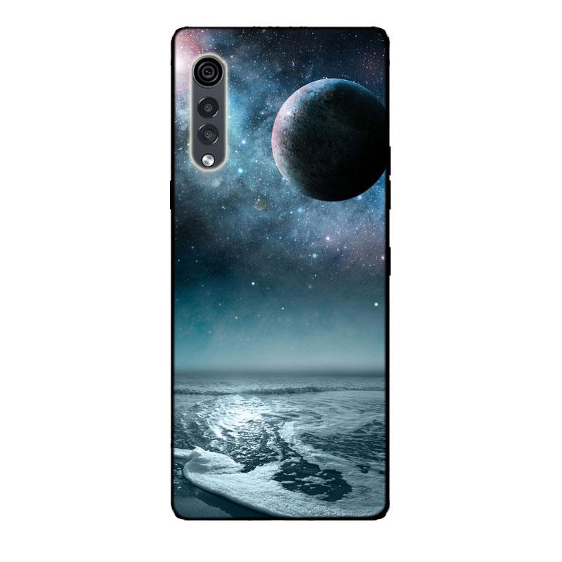 Etui do LG Velvet Czarny Zderzak Silikonowe TPU Miękkie Pokrowiec na Telefon Do LG Velvet 5G LM-G900 Etui Kreskówka Funda Do Etui LG Velvet