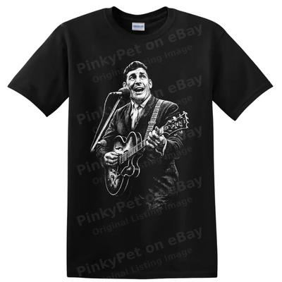 Carl Perkins Rockabilly Guitarist T Shirt Vintage Music Legend Graphic Art Tee