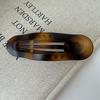 Korean Acetic Acid Long Hair Clip Leopard Duckbill Clip Spoon Clip Spring Clip Womens Fashion Hair Accessories Headpiece