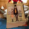 Game P-Professor L-Layton Throw Flannel Cozy Print Blanket, Portable, Durable Machine Washable Cute Cool