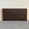 Used [Boxed] [Unused] Celine Long Wallet Macadam Pattern Brown