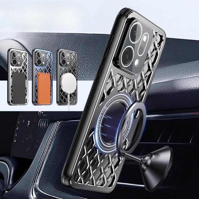 Aluminiowy stop Odprowadzanie ciepła Magnetyczne etui pierścieniowe Dla OPPO Reno 14 14Pro Ładowanie bezprzewodowe Ochrona obiektywu Pokrowiec odporny na wstrząsy