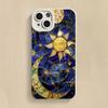 Bunte Himmlische Mond Sonne Silikon Handyhülle Für iPhone 17 16 15 14 13 12 11 Pro Max 17 Air 16E XS X XR 7 8 Plus Weiche Hülle