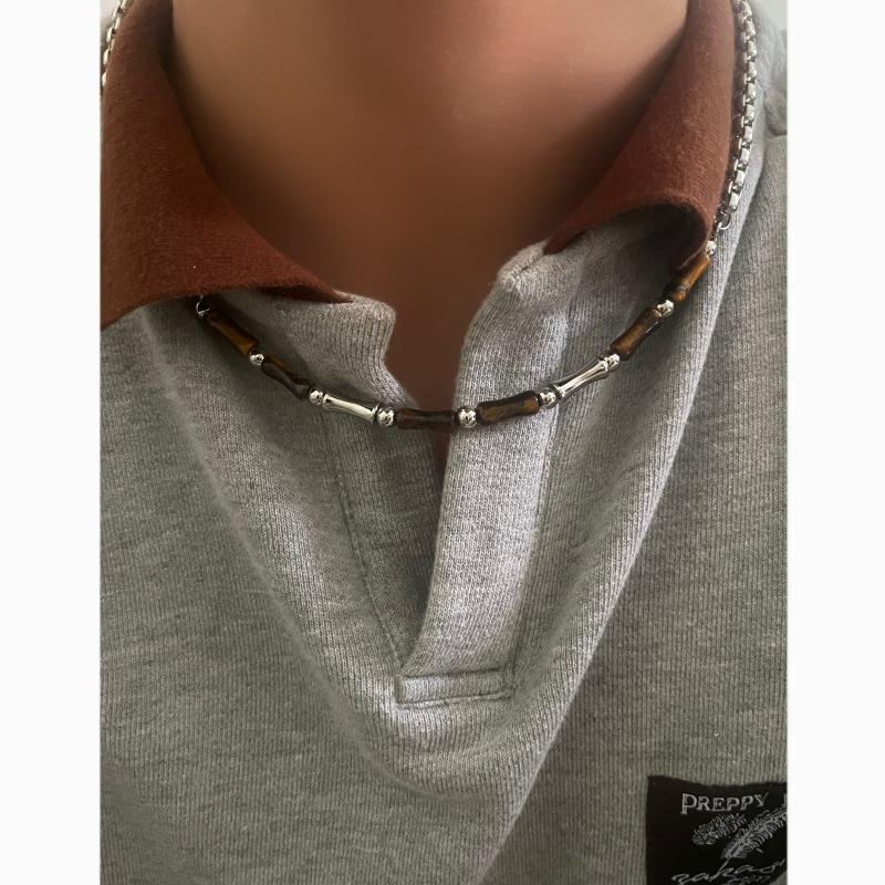 Gaga Niche Retro Handmade Clavicle Chain Necklace for Couples