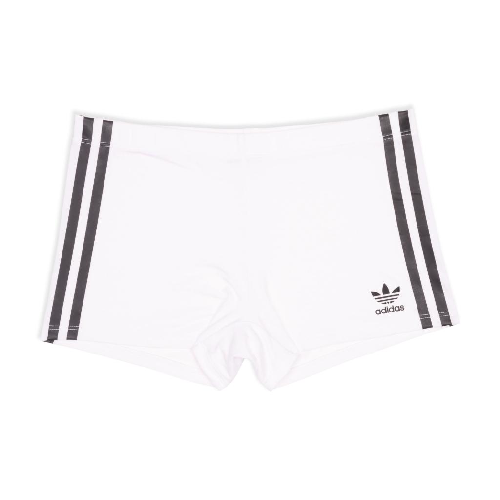 Adidas Originals 3-Stripes High Waist Biker Shorts Women s White 4A3H00-100 XS