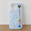 Acrylic Smile & Airplane Phone Charm Strap Beaded Mobile Phone Keyring