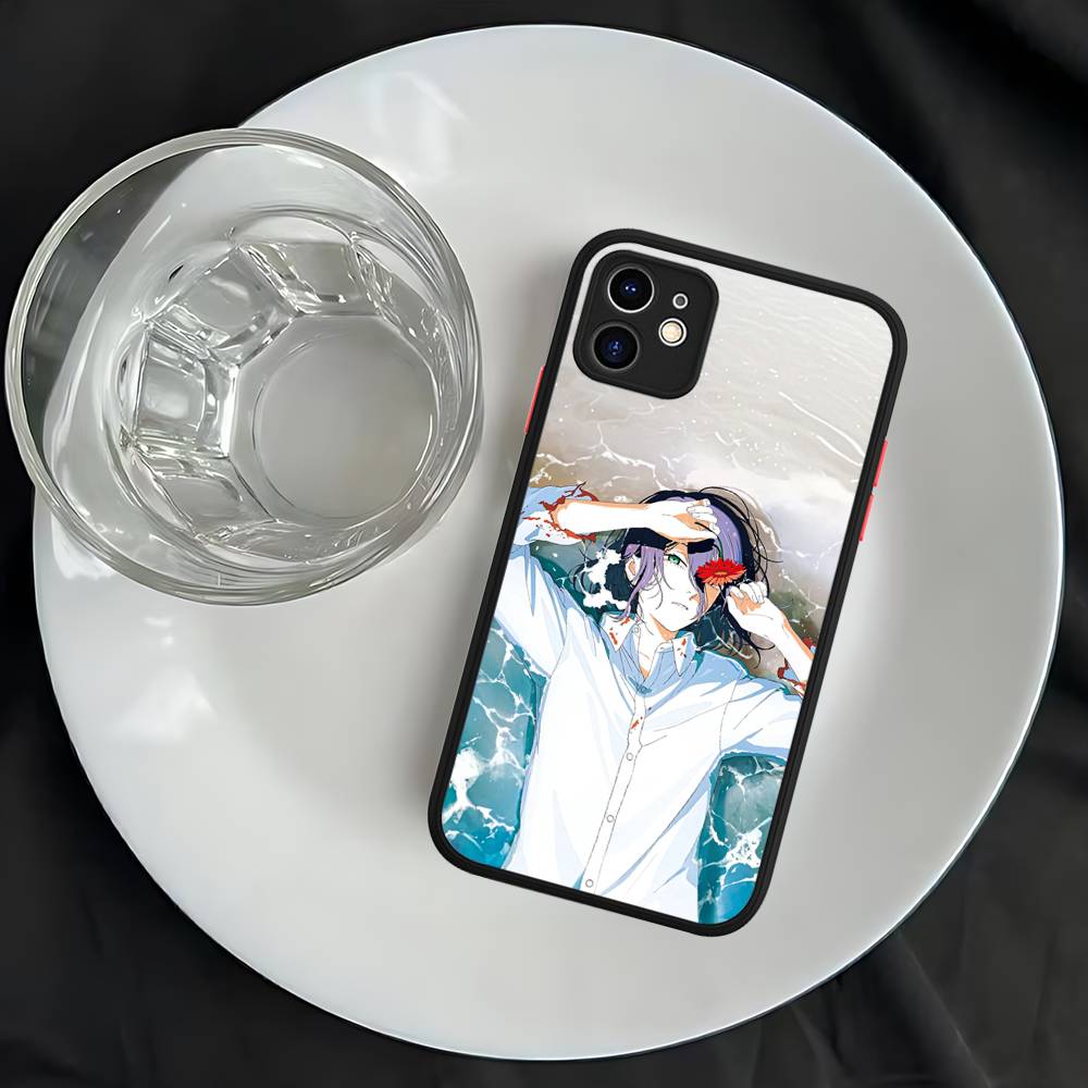 Anime C-Chainsaw M-Man Phone Case For iPhone 11 12 13 14 15 16 Pro Plus X XS MAX Matte Bumper Shockproof Cover