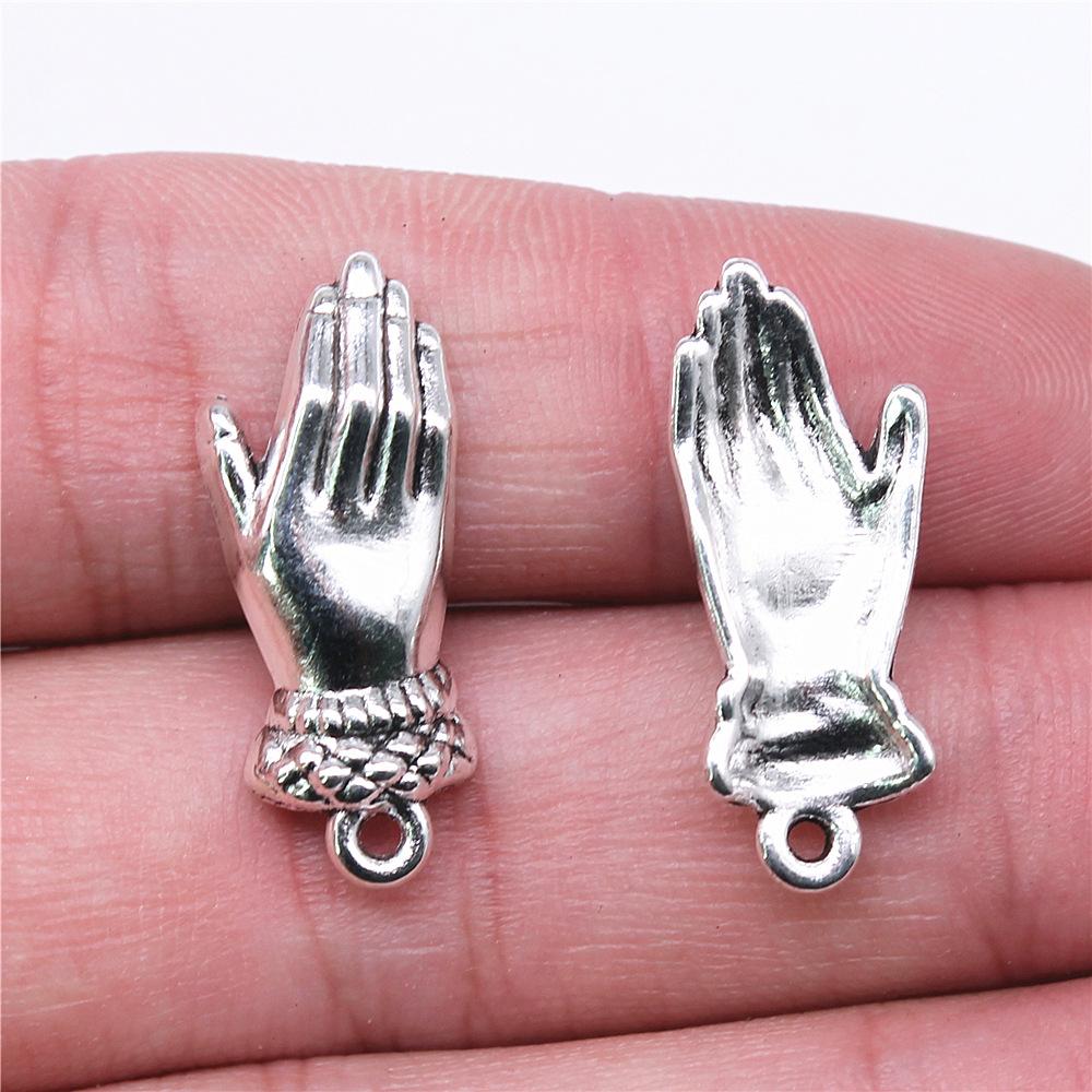 10pcs Palm Hand Charms DIY Handmade Jewelry Making Accessories DIY Handmade Craft
