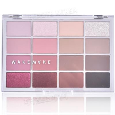 Wakemake Soft Blurring Eye Palette 14 Colors, 15 Bones Dark Blurring, 1 Piece