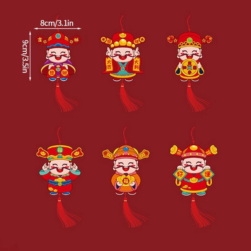 2025 Spring Festival Pendants Chinese Lunar New Year Decoration Hanging Craft Ornament Wealth Tree Decor Pendant Home Decoration