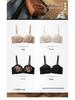 Leopard Print Strapless Lift Bra with Adjustable Underwire for Small Busts